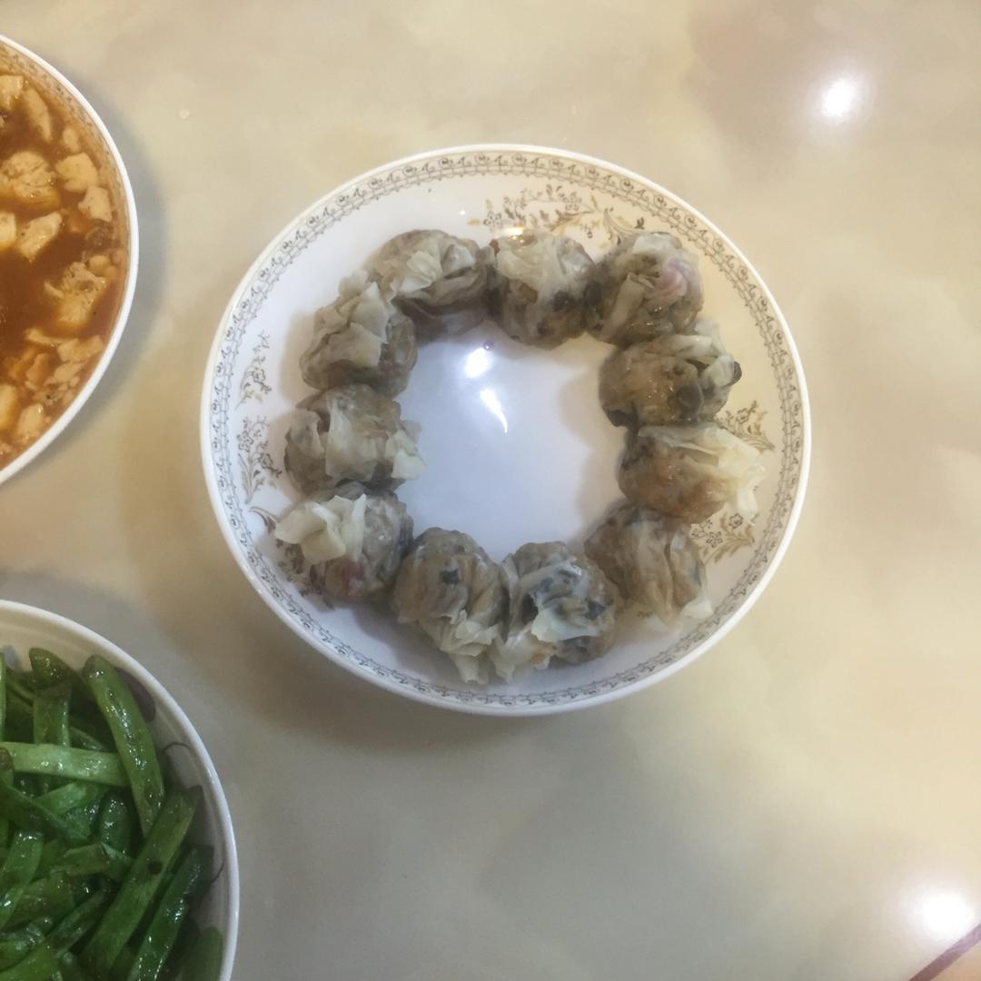 简易糯米烧卖（附烧卖包法）