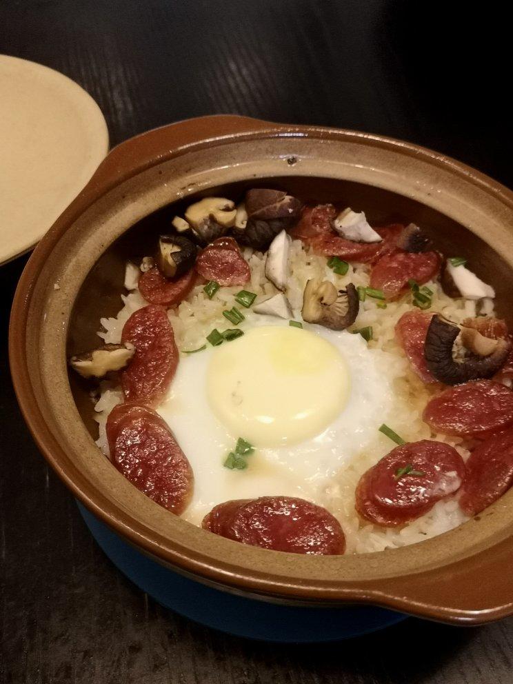 香喷喷的🍲腊肠煲仔饭（砂锅版）超简单神速