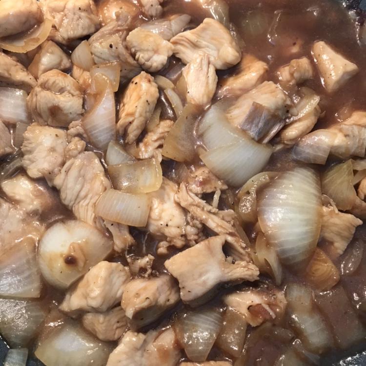 黑椒洋葱炒鸡肉
