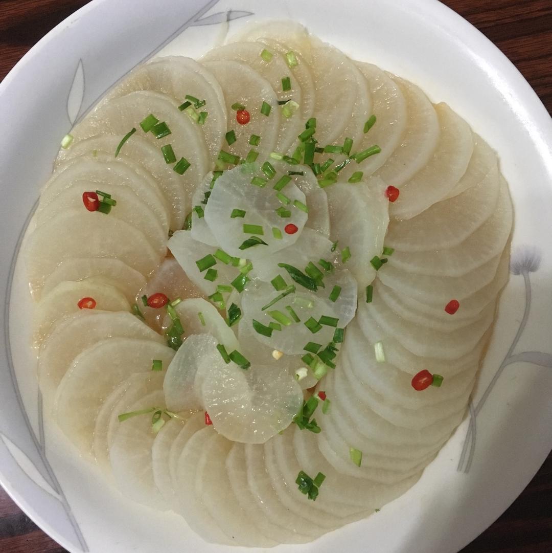 空空如也的做的清蒸白萝卜