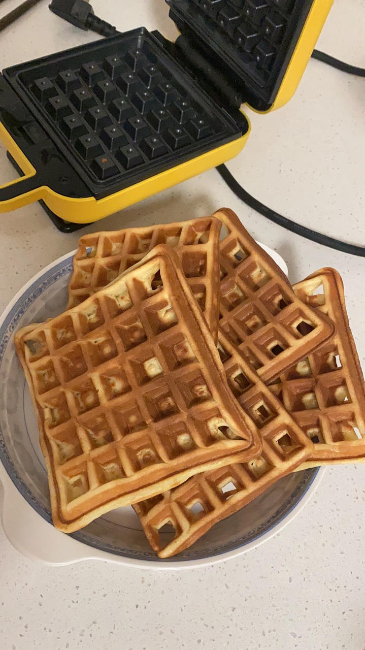 〈华夫饼〉早餐，早餐机版。欣小厨 😉