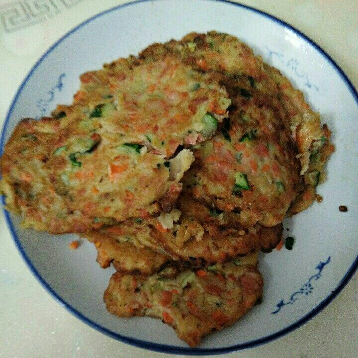 适合全家早餐的营养蔬菜鸡蛋饼