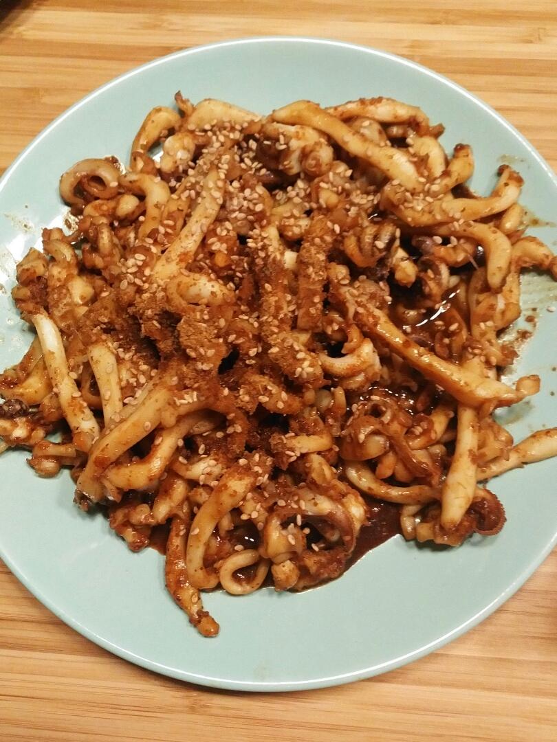 香辣鱿鱼