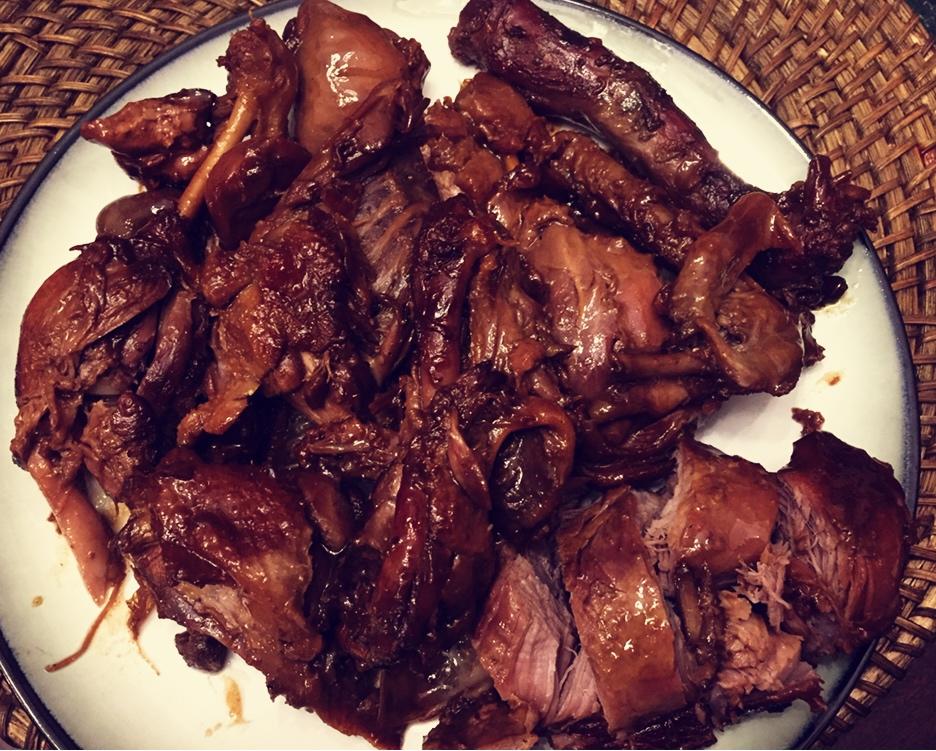 简单易做又好吃的豉油鸭（也叫三杯鸭)