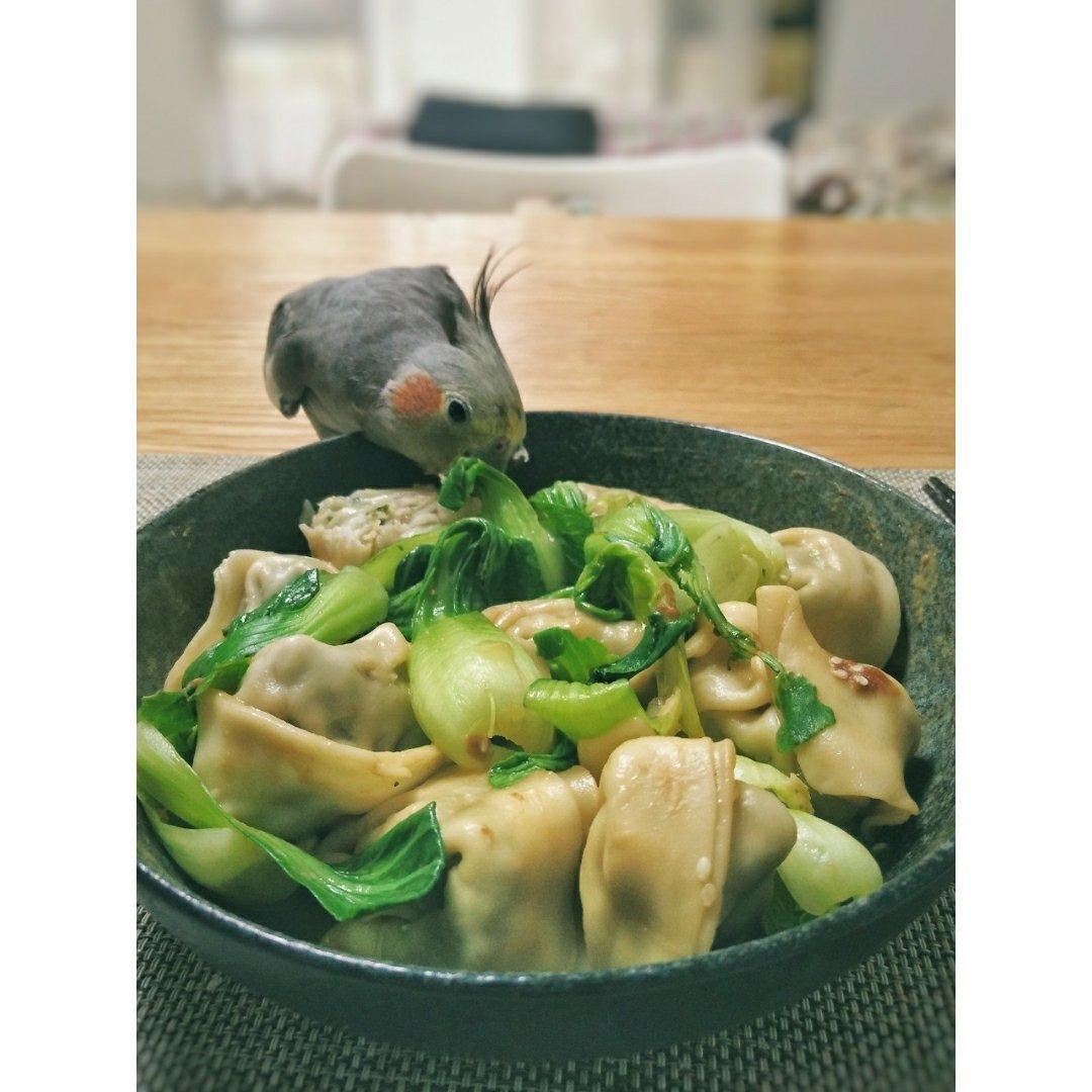 麻酱干拌抄手，满满都是料