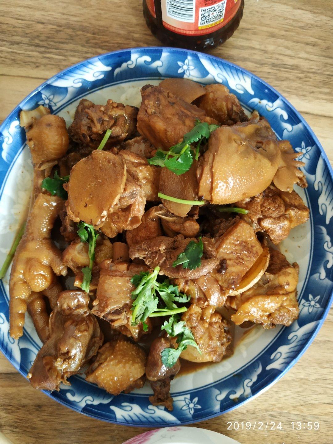 麻油沙姜鸡（中餐厅菜单）
