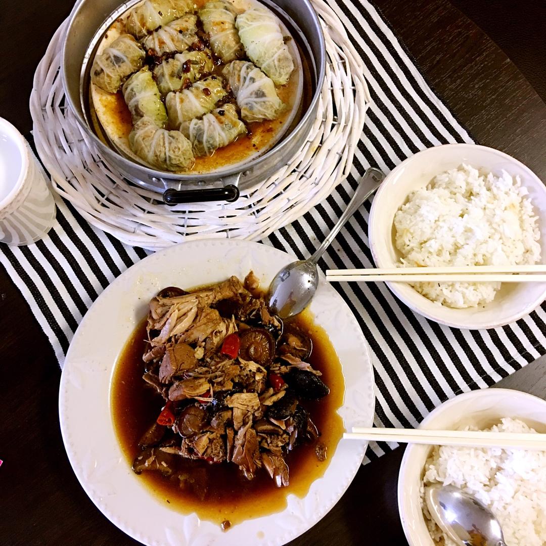 肉酿白菜卷