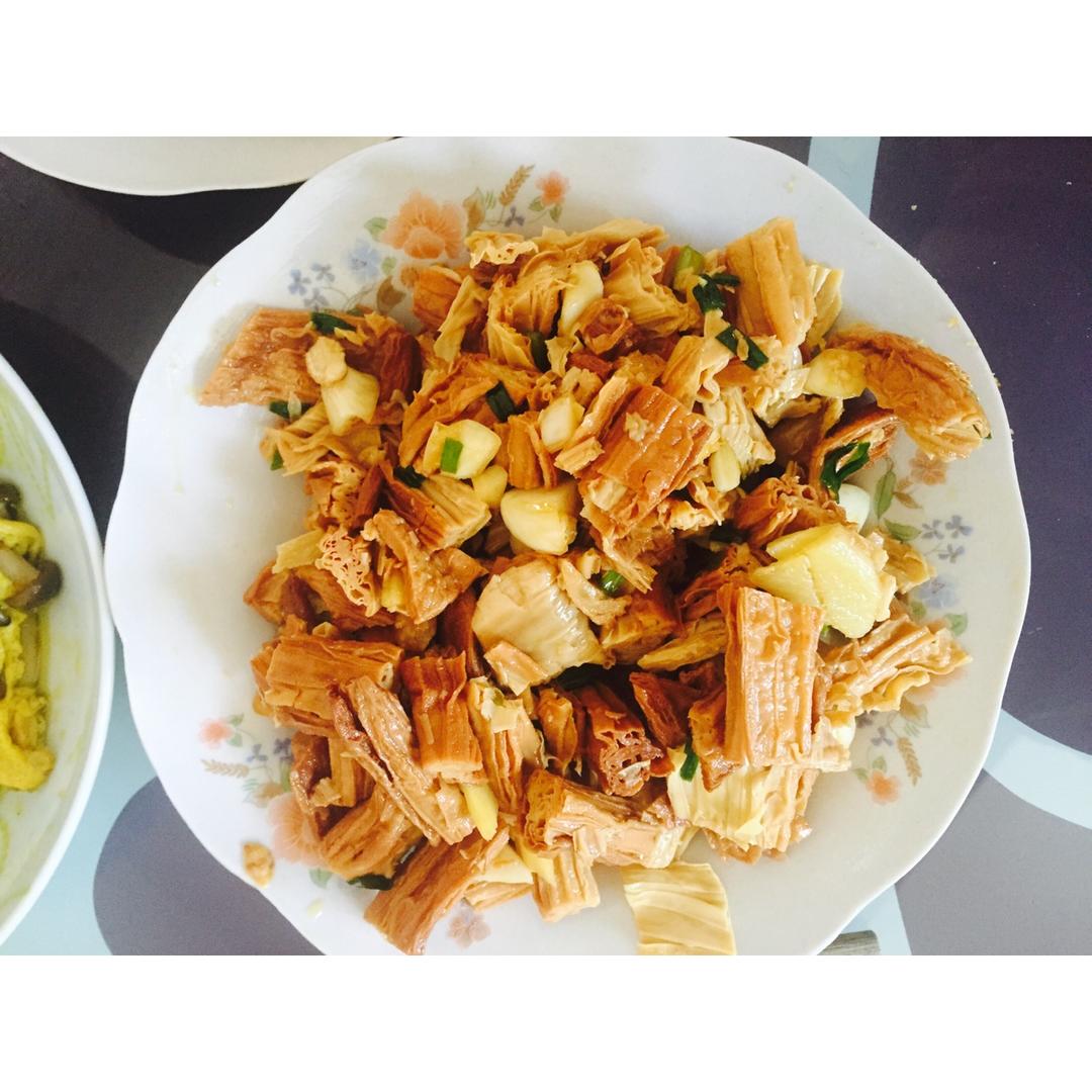 夏日开胃菜——凉拌腐竹