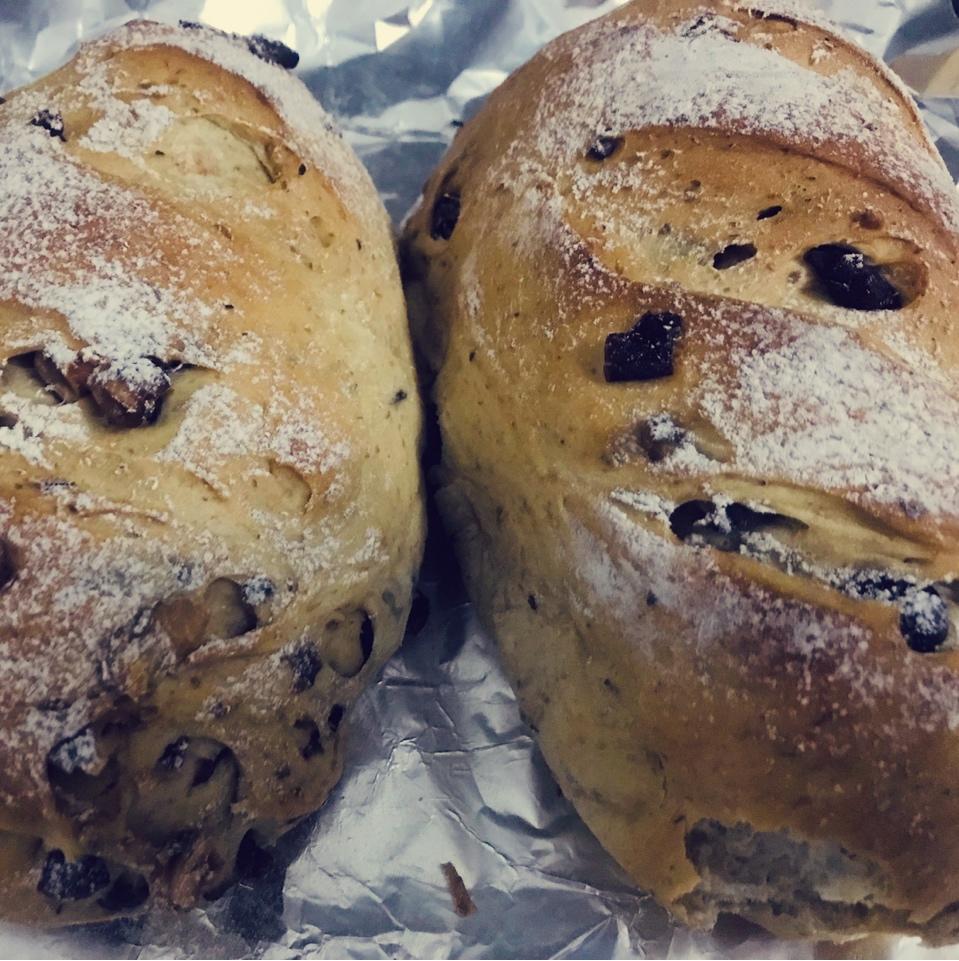 蔓越莓全麦黑糖面包