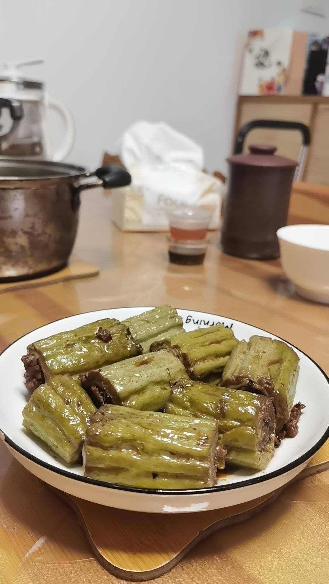 夏天消暑-苦瓜酿肉