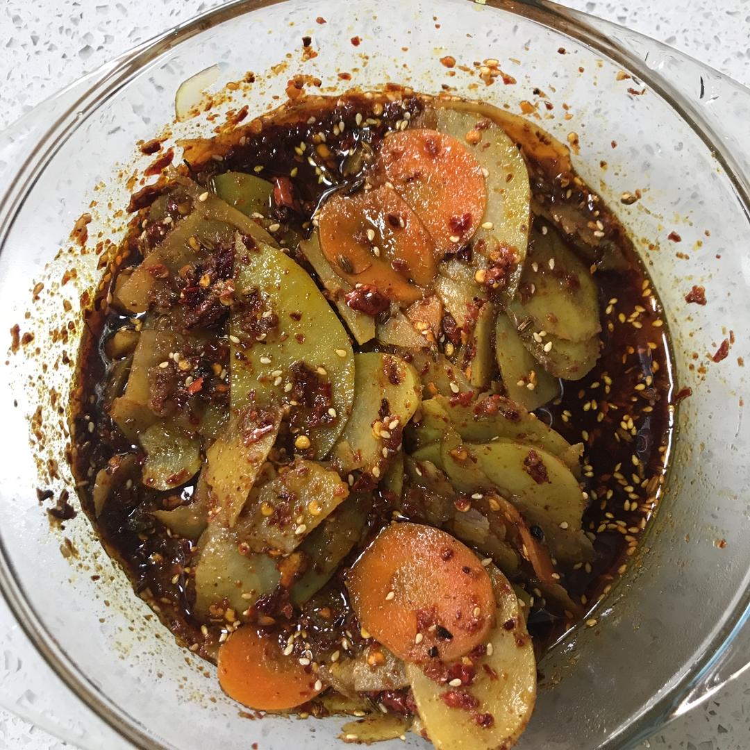 兰州风味麻辣土豆片（又名：通渭路土豆片、马三洋芋片）