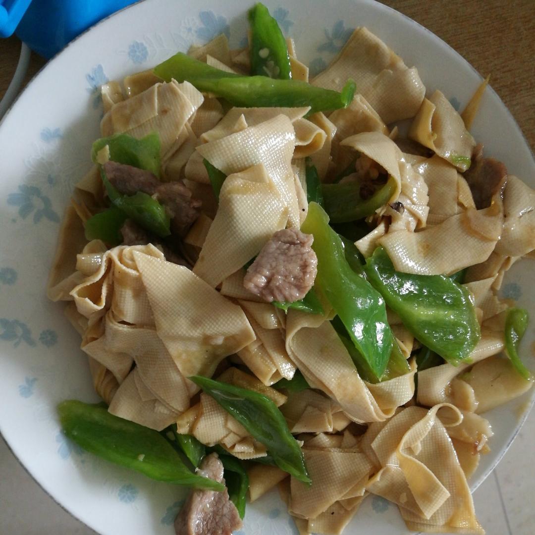 东北尖椒干豆腐