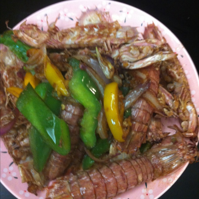 椒盐濑尿虾