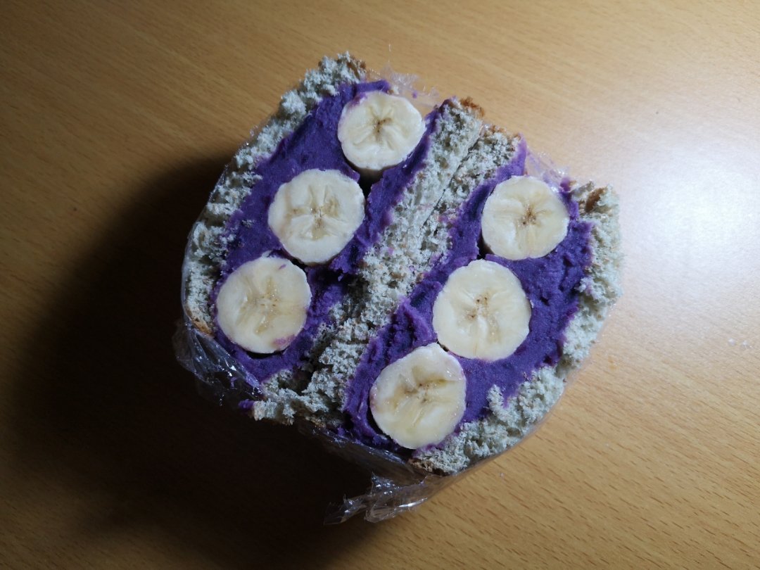 紫薯香蕉三明治
