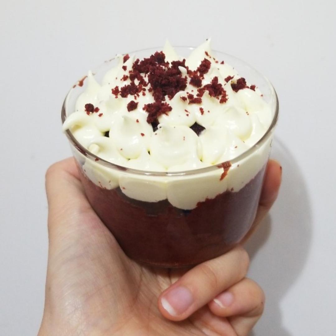 传统红丝绒杯子蛋糕（极软无泡打粉）Red velvet cupcake