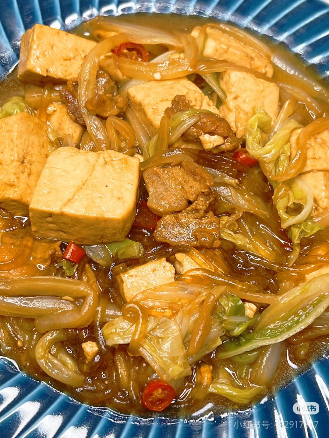 白菜炖豆腐