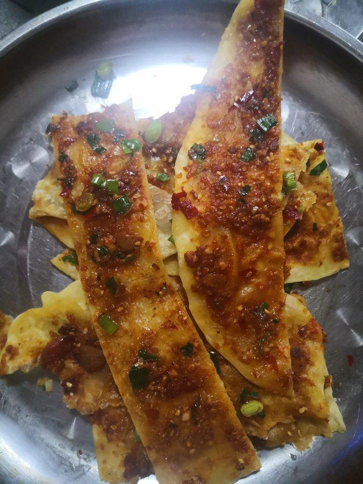 5⃣️分钟快手早餐，不用揉面❗️❗️秒杀路边摊酱香饼😋