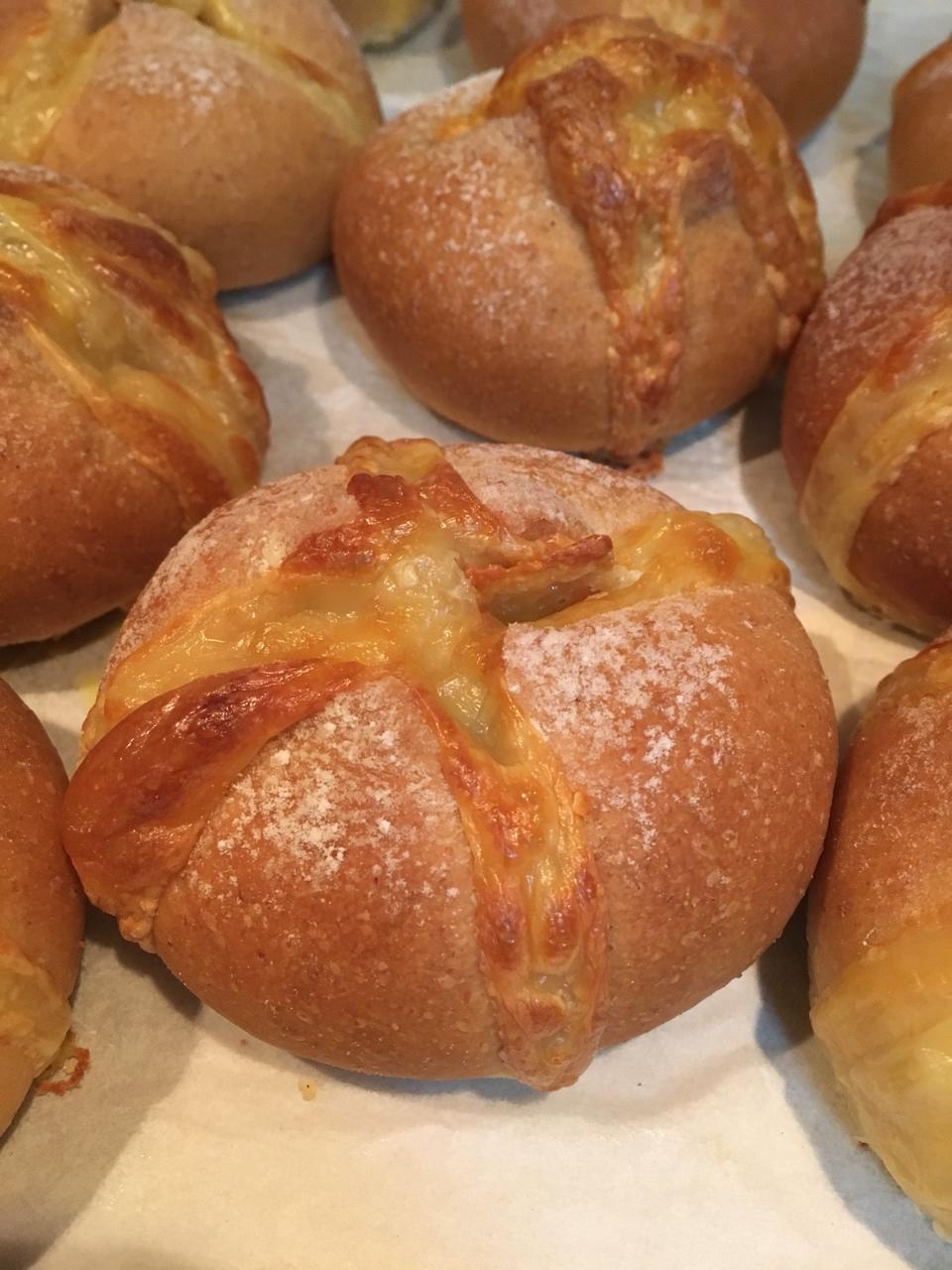 全麦芝士熔岩面包