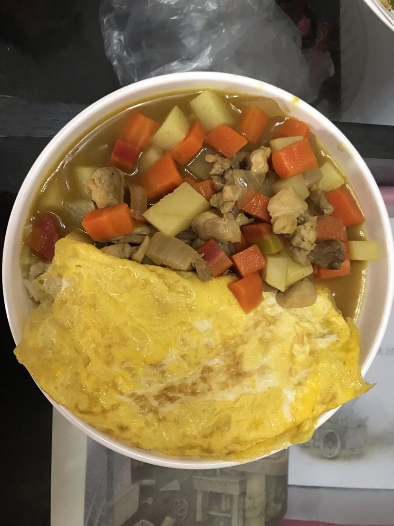 这是头牌了丨好吃的飞起来～🍛咖喱蛋包饭