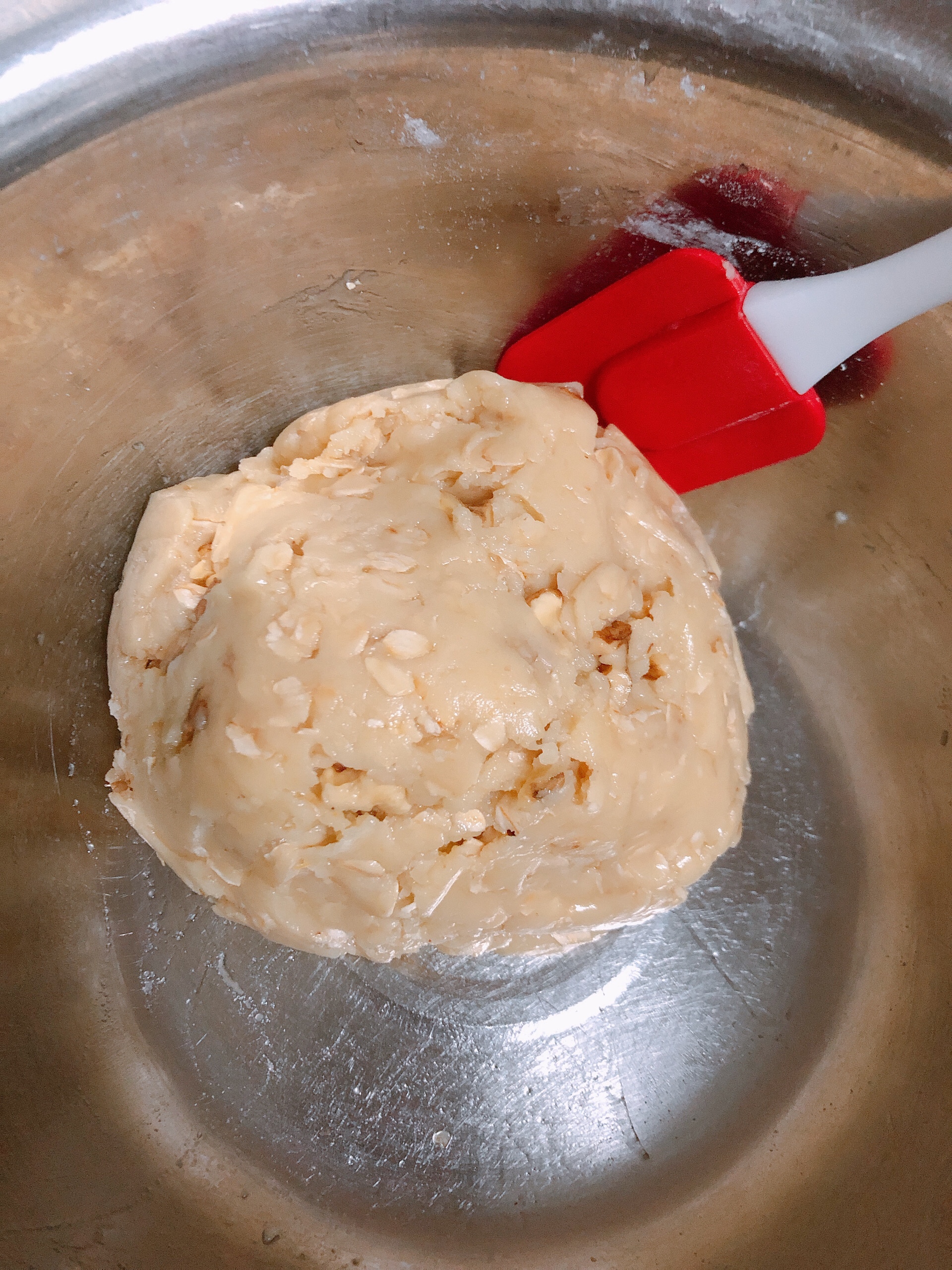 燕麦桃酥饼的做法 步骤2