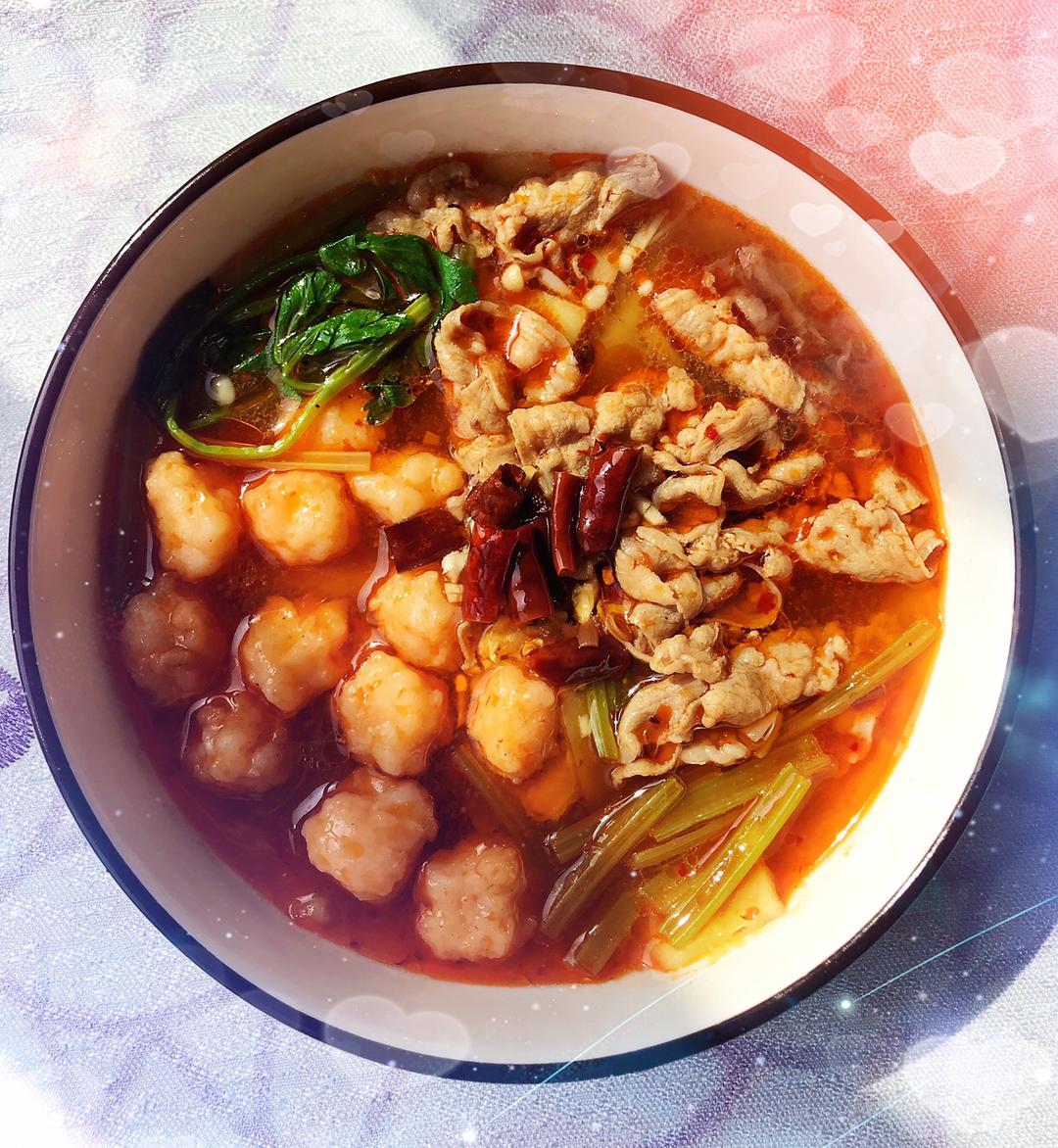 水煮虾滑/肥羊卷