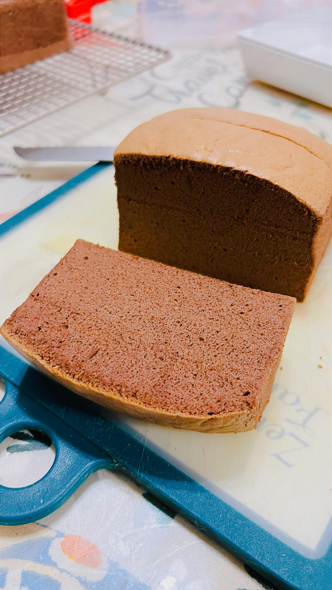 超细腻❗️巧克力可可古早蛋糕