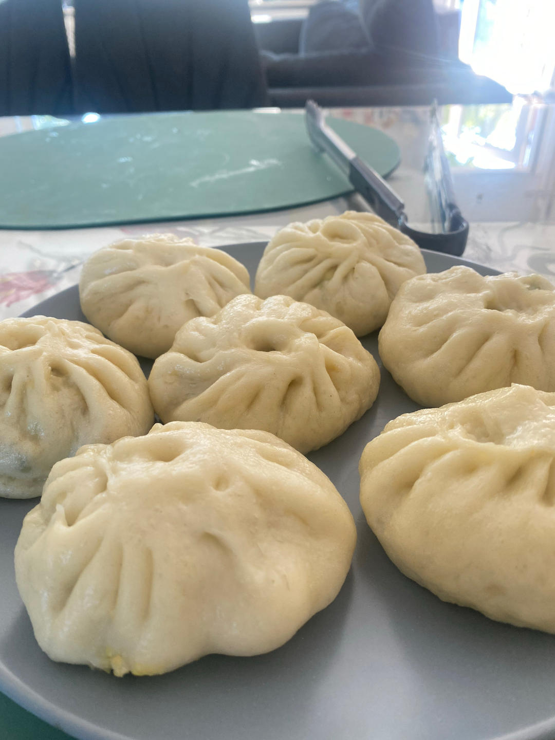 西葫芦辣椒包子