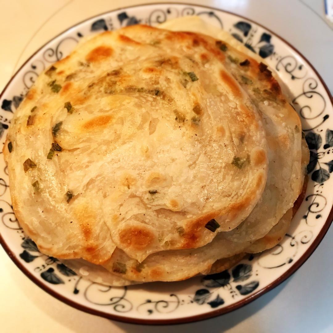 饺子皮葱油饼