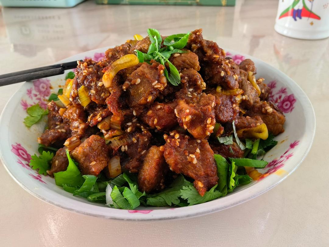 吃不到膻味的比烧烤更好吃的孜然羊肉🐏