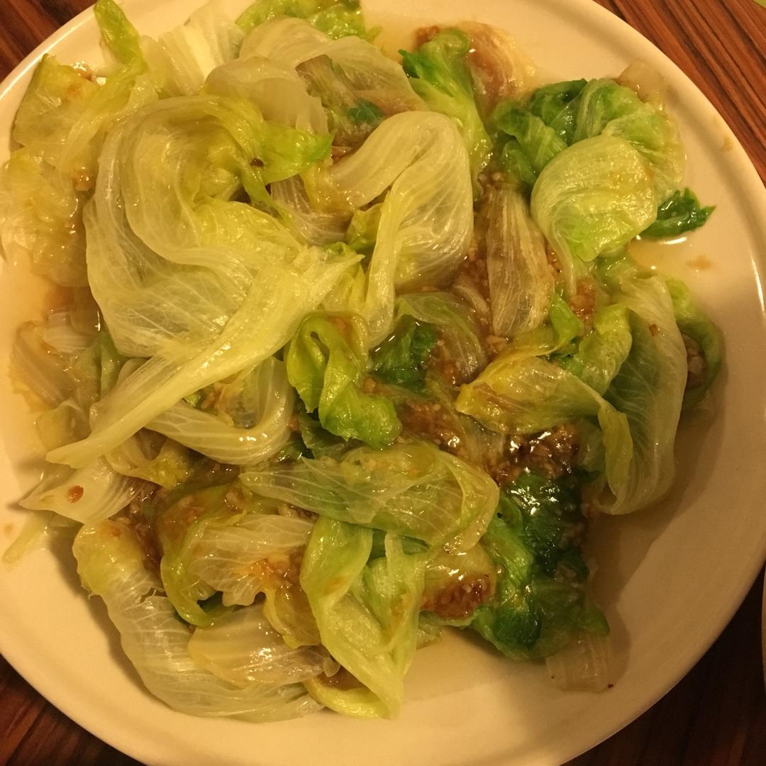 家常菜 蚝油生菜