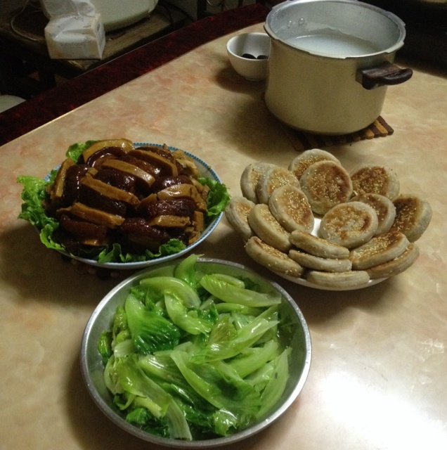 我为家人做晚餐