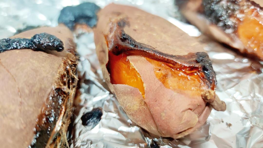 【糯唧唧的烤红薯】糖油四溢皮肉分离外糯里嫩吸溜着吃！