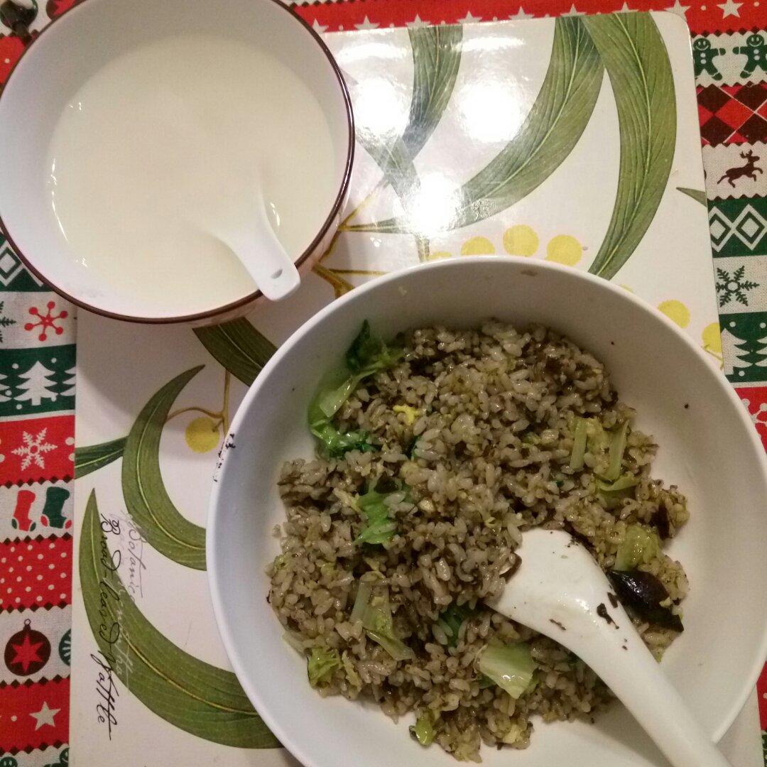 可能是最好吃系列--橄榄菜炒饭