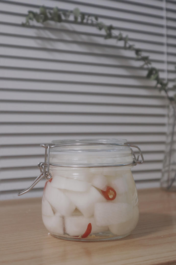 酸甜脆爽腌萝卜