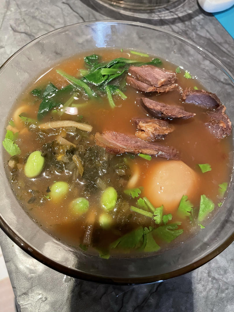 苏式素三鲜浇头面