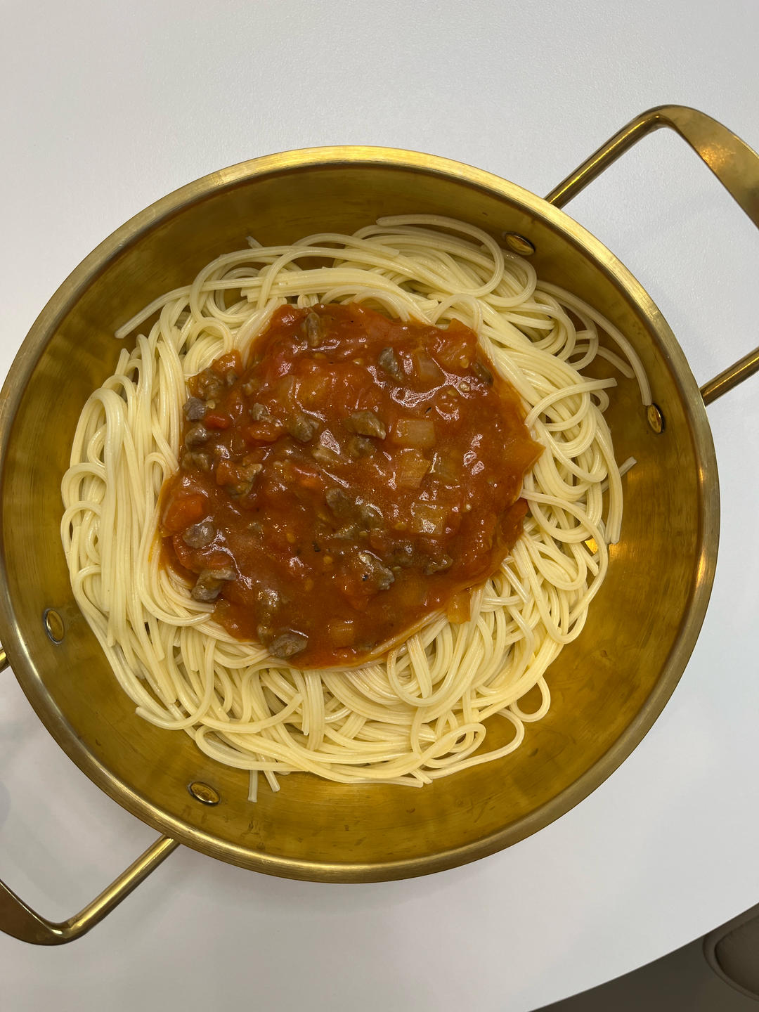 （完胜必胜客的）番茄肉酱意大利面～