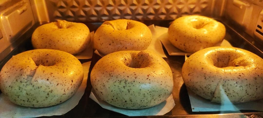 鸳鸯拿铁乳酪贝果🥯红茶与咖啡☕️的完美结合