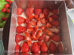 草莓巧克力方形蛋糕的做法 步骤10