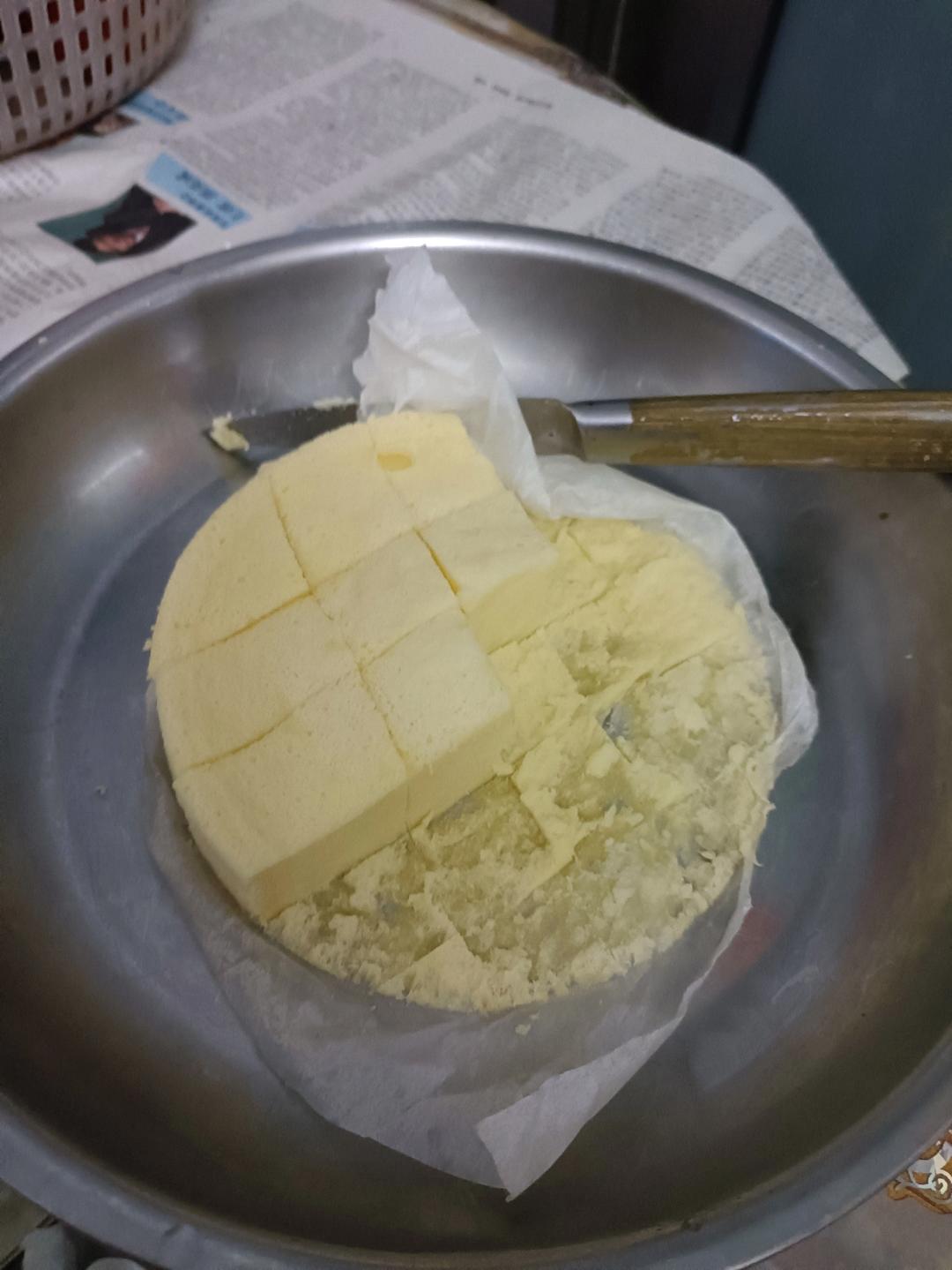 芝香奶油蒸蛋糕