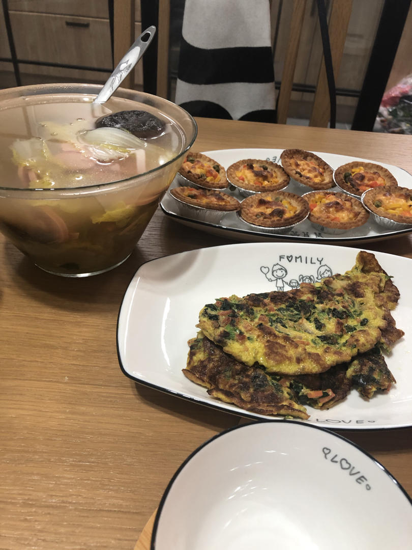 低脂菠菜鸡蛋饼
