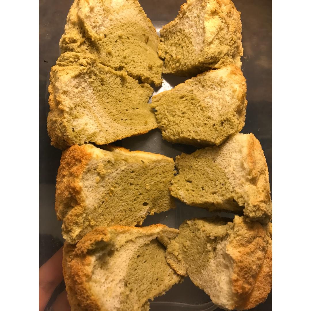 云石糯米戚风（抹茶戚风）