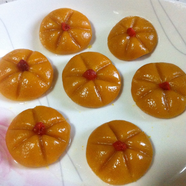 糯糯的南瓜饼