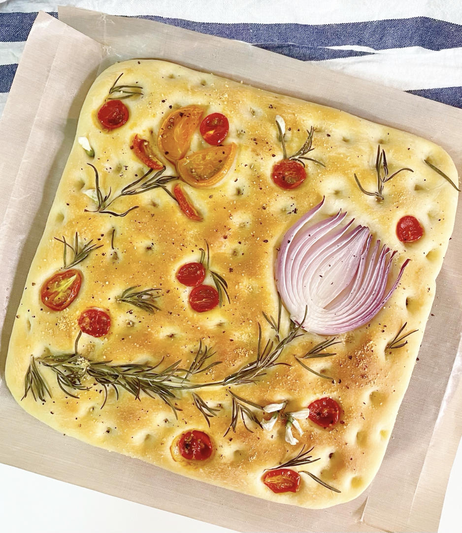 超快手意式佛卡夏面包