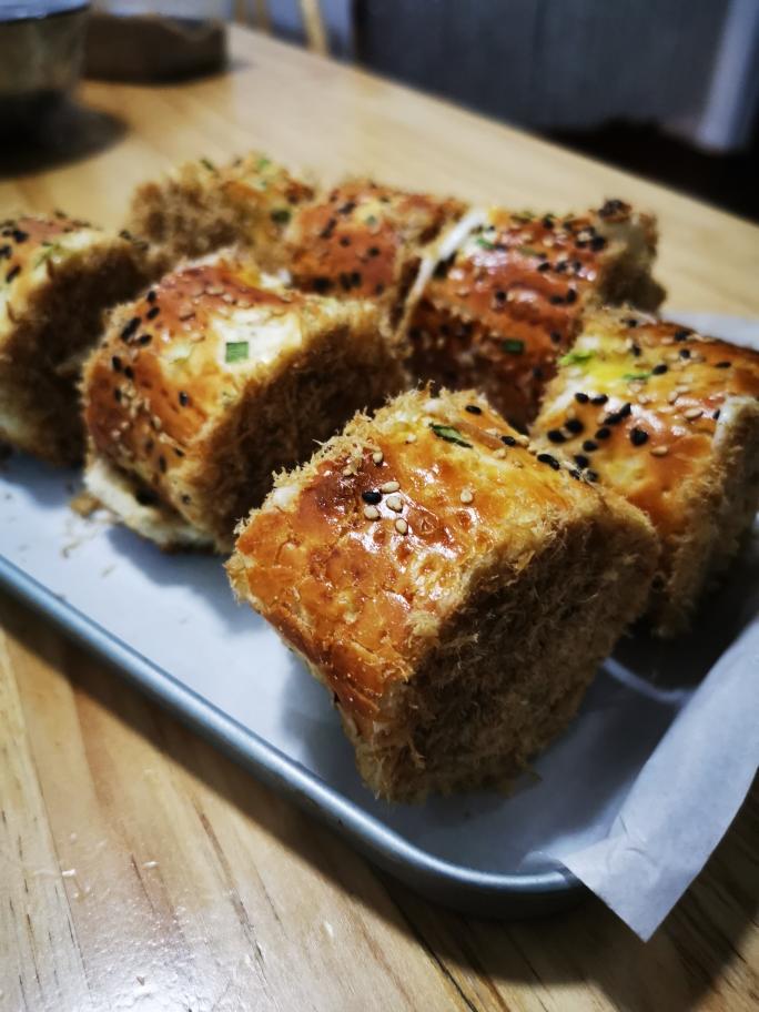 肉松面包的做法