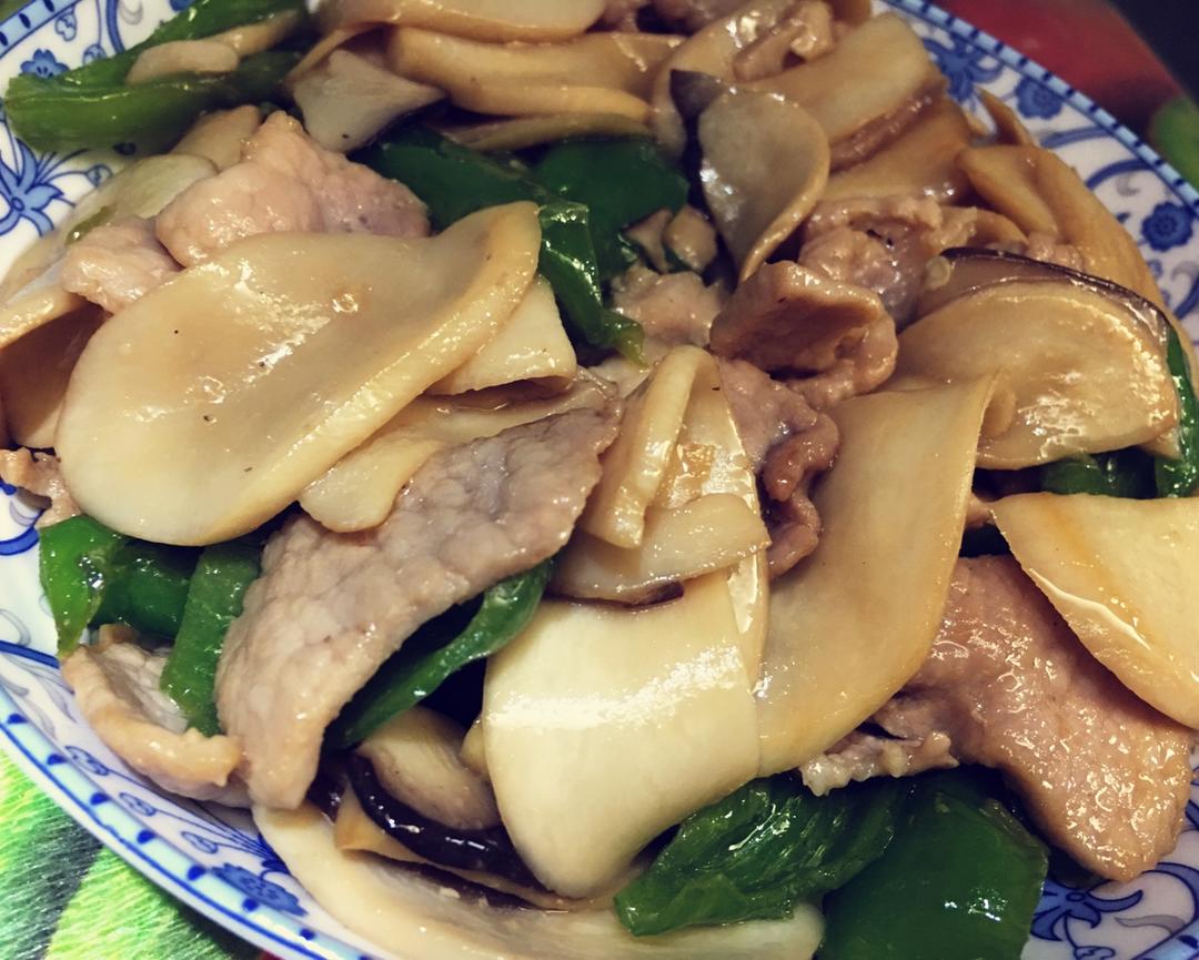 杏鲍菇炒肉片