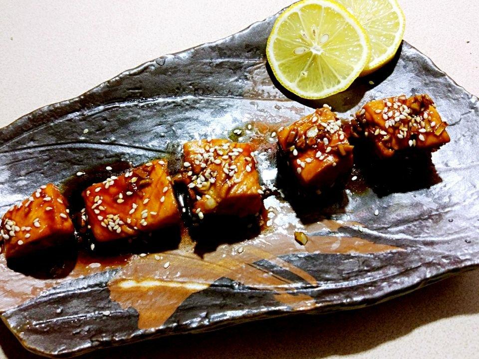 小羽私厨之麻辣三文鱼