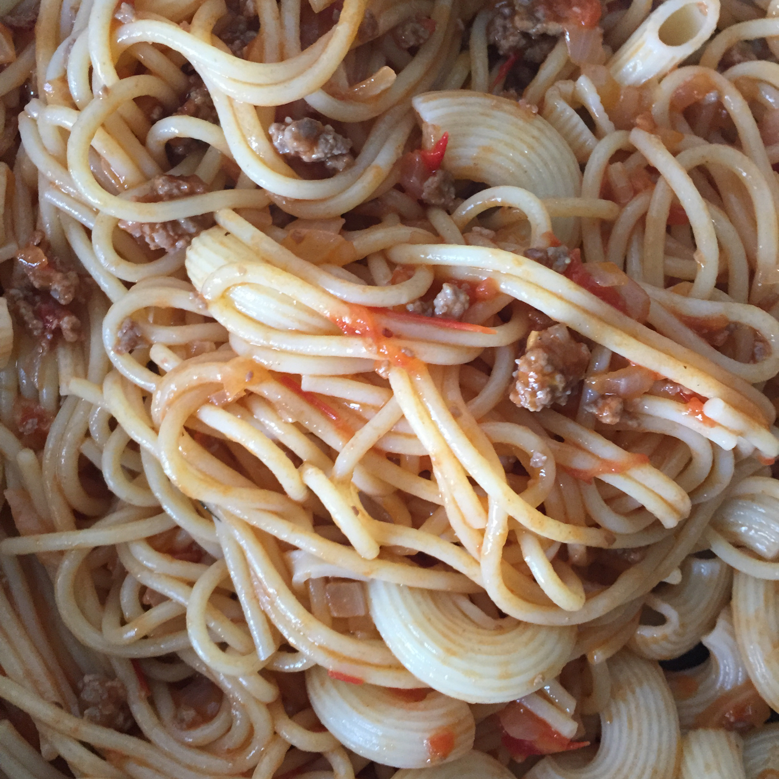 番茄肉酱意大利面