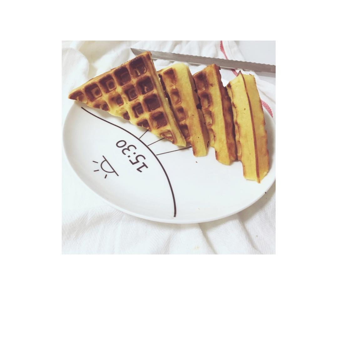 奶香糯米华夫「附面糊不粘锅小贴士」