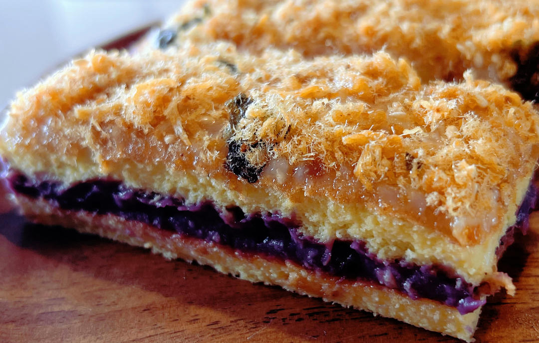 海苔肉松芋泥蛋糕盒子