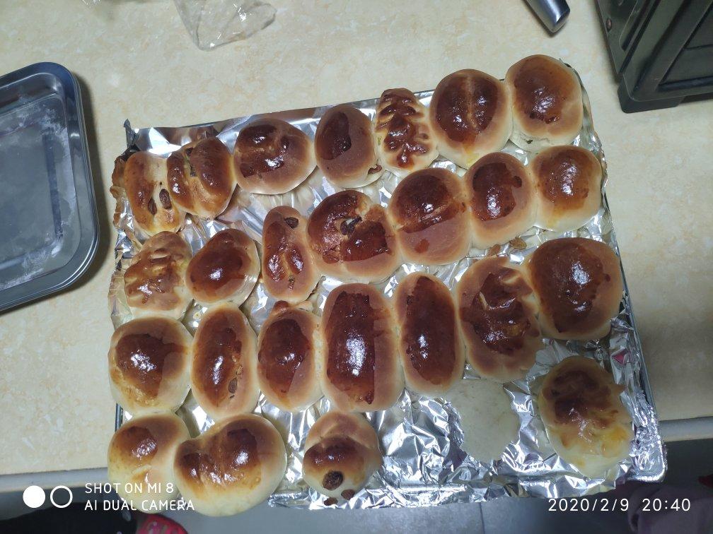 普通面粉做的柔软小餐包